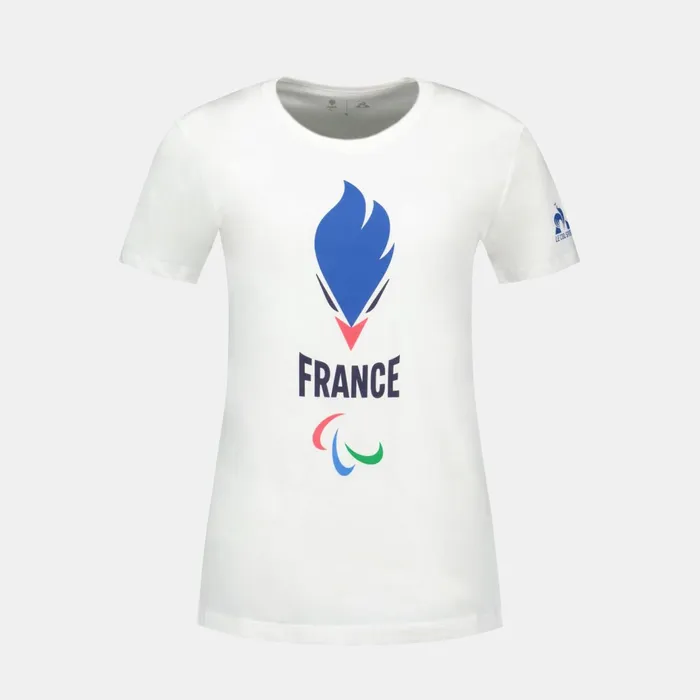 Le Coq Sportif Paris 2024 Paralympic French Team TShirt Women Tshirts Polos Shirts And Tops Le Coq Sportif Paris 2024 Paralympic French Team TShirt Women Tshirts Polos Shirts And Tops
