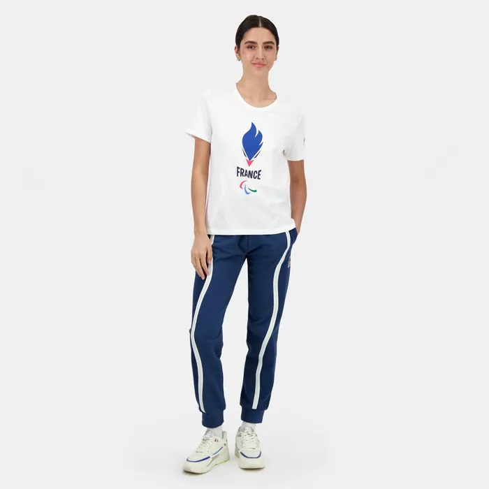 Le Coq Sportif Paris 2024 Paralympic French Team TShirt Women Tshirts Polos Shirts And Tops Le Coq Sportif Paris 2024 Paralympic French Team TShirt Women Tshirts Polos Shirts And Tops