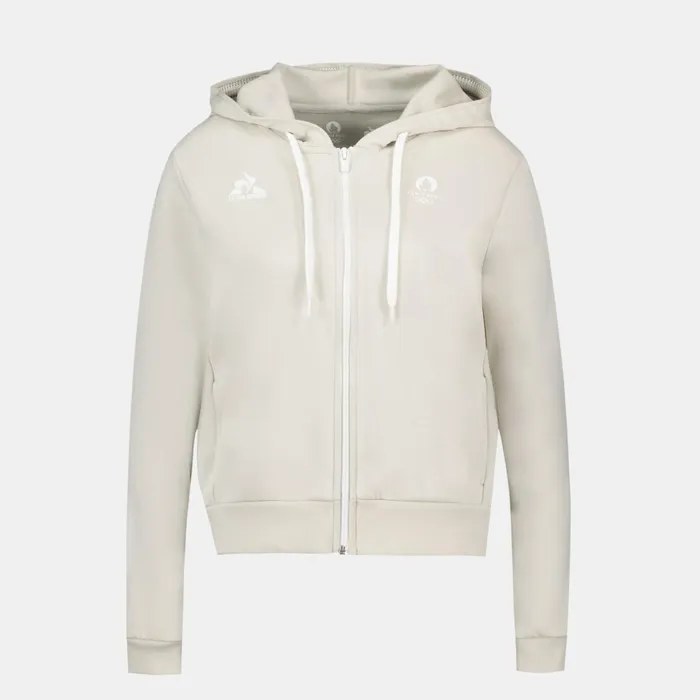 Le Coq Sportif Paris 2024 ZipUp Hoodie Women Sweatshirts And Hoodies