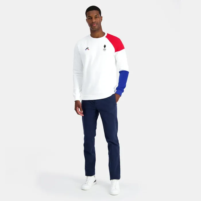 Le Coq Sportif quipe De France Olympique Sweat Col Rond Homme Men Sweatshirts Le Coq Sportif quipe De France Olympique Sweat Col Rond Homme Men Sweatshirts