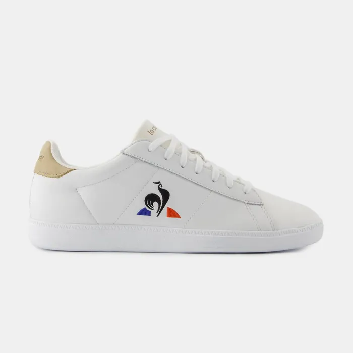 Le Coq Sportif Shoes COURTSET2 Optical Whitetan Men Trainers And Sneakers