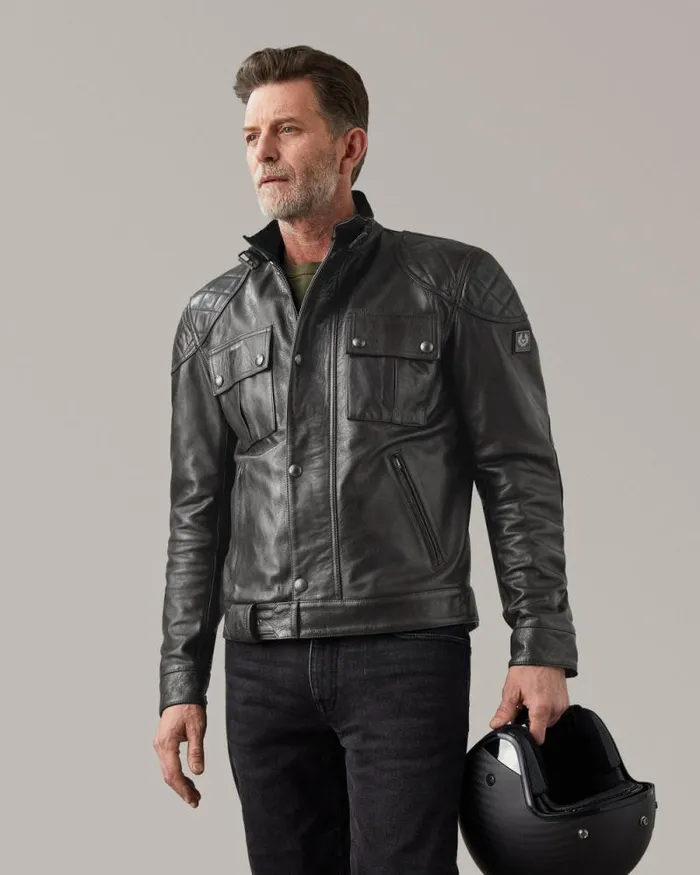 Leather Jackets Men Belstaff Brooklands Motorcycle Jacket Antique Black Leather Jackets Men Belstaff Brooklands Motorcycle Jacket Antique Black