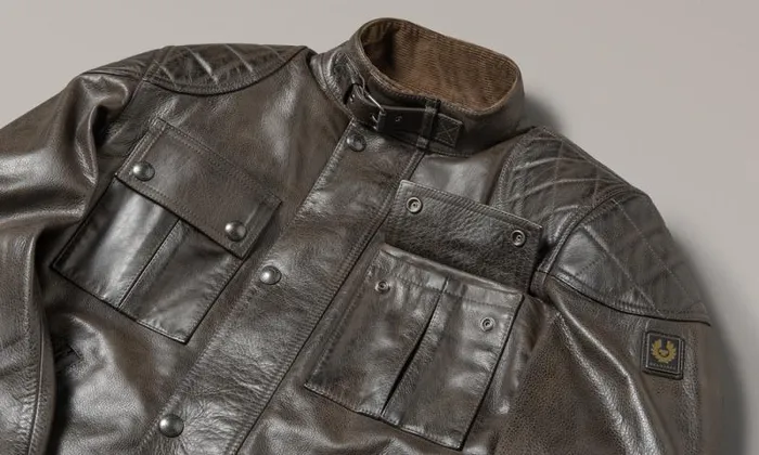 Leather Jackets Men Belstaff Brooklands Motorcycle Jacket Dark Belstaff Olive Leather Jackets Men Belstaff Brooklands Motorcycle Jacket Dark Belstaff Olive