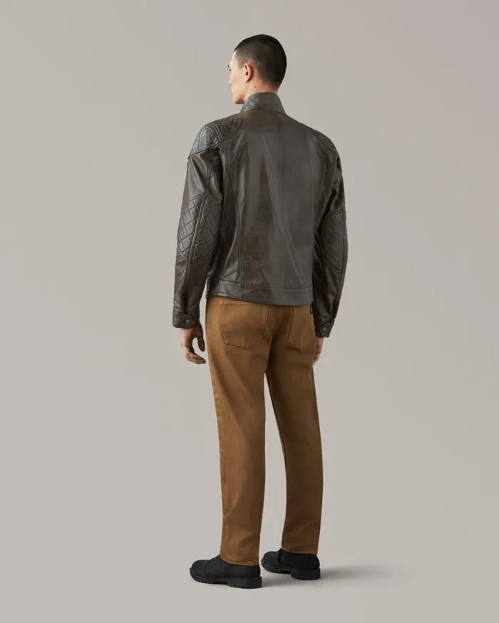 Leather Jackets Men Belstaff Brooklands Motorcycle Jacket Dark Belstaff Olive Leather Jackets Men Belstaff Brooklands Motorcycle Jacket Dark Belstaff Olive