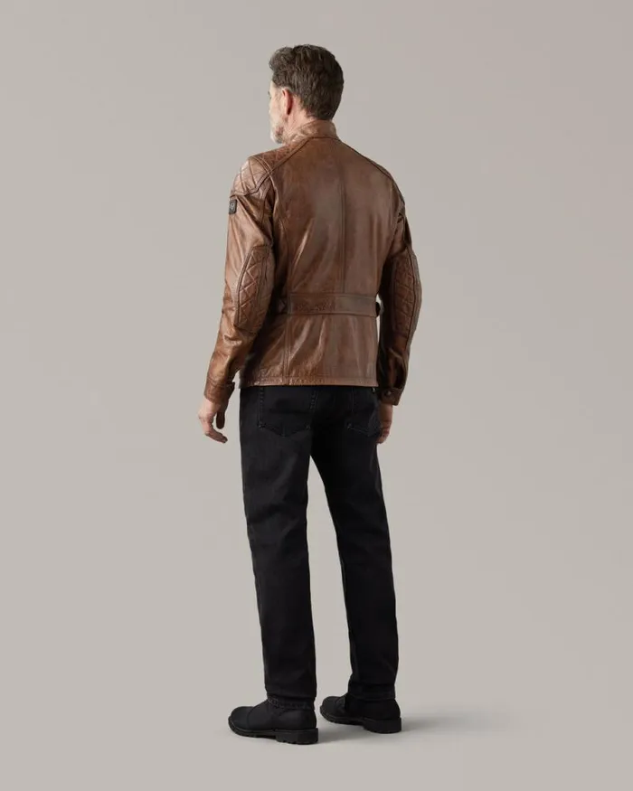 Leather Jackets Men Belstaff Turner Motorcycle Jacket Burnt Cuero Leather Jackets Men Belstaff Turner Motorcycle Jacket Burnt Cuero