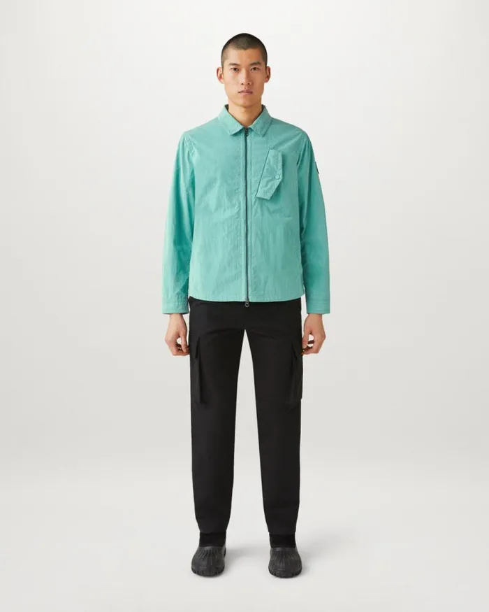 Lightweight Jackets Men Belstaff Hauler Overshirt Oil Blue Lightweight Jackets Men Belstaff Hauler Overshirt Oil Blue