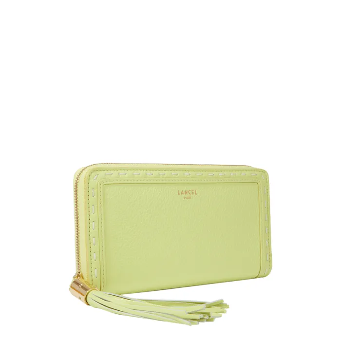 Long Zipped Wallet Lime Women Lancel Wallet Long Zipped Wallet Lime Women Lancel Wallet