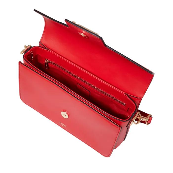 M Flap Bag Kiss Red Women Lancel Hand Bags M Flap Bag Kiss Red Women Lancel Hand Bags