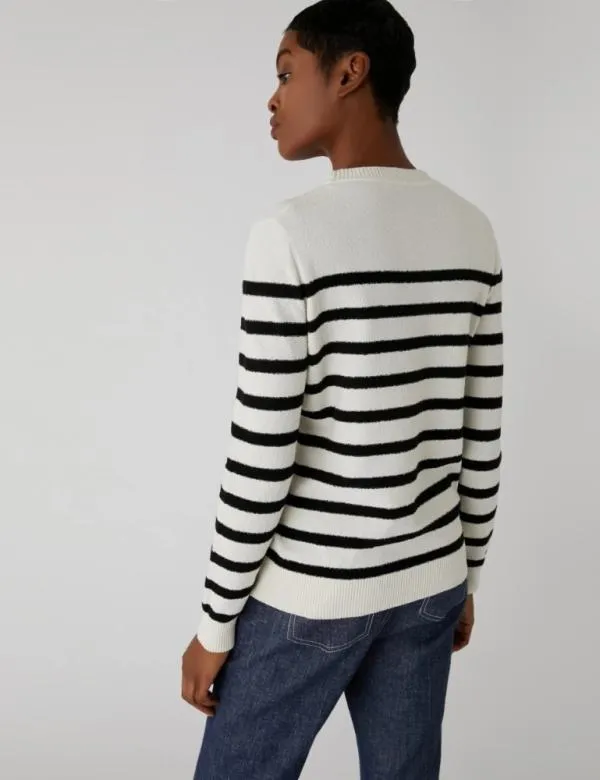 Marella Knitwear Women Cottonblend Sweater White