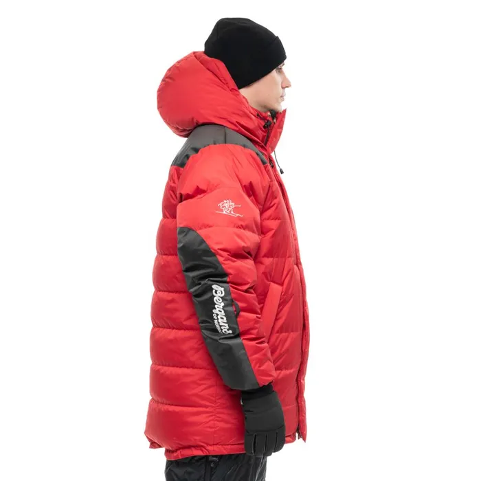 Men Bergans Of Norway Coats And Parkas Expedition Down Unisex Parka Red Black
