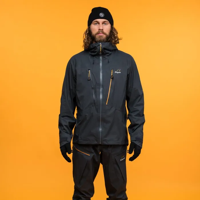 Men Bergans Of Norway Shell Jackets Y Mountainline Breathe 3l Shell Jacket Dark Shadow Grey Men Bergans Of Norway Shell Jackets Y Mountainline Breathe 3l Shell Jacket Dark Shadow Grey