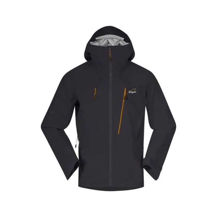 Men Bergans Of Norway Ski Jackets Y Mountainline Breathe 3l Shell Jacket Dark Shadow Grey