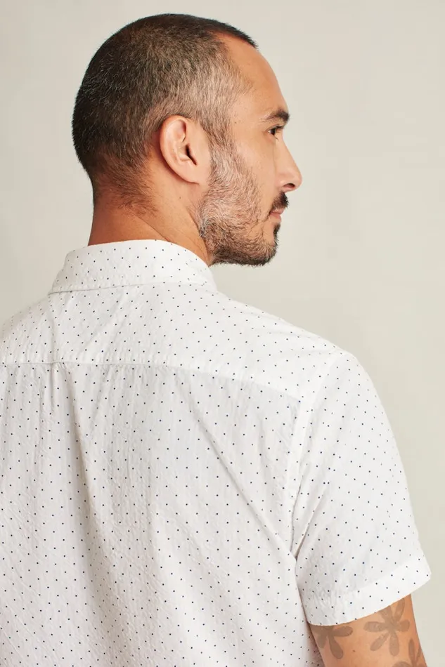 Men Bonobos Casual Shirts Button Up Your Style With Bonobos039 Riviera Short Sleeve Shirt Blue Seersucker Dot