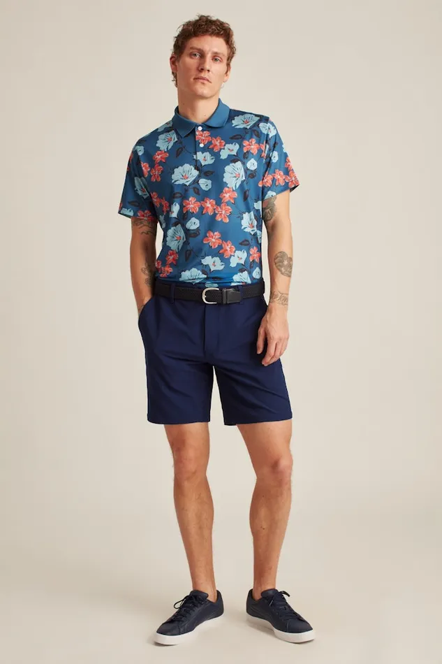 Men Bonobos Casual Shorts Breathable and Versatile Bonobos Performance Link Golf Shorts Navy
