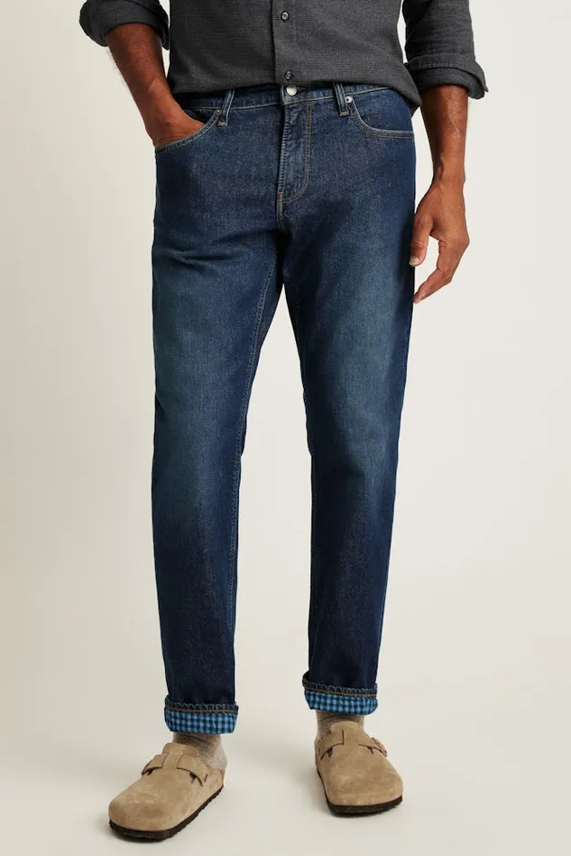 Men Bonobos Jeans Flannel Lined Jeans Midnight Wash Men Bonobos Jeans Flannel Lined Jeans Midnight Wash