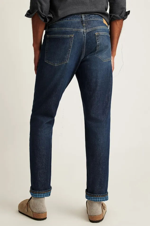 Men Bonobos Jeans Flannel Lined Jeans Midnight Wash Men Bonobos Jeans Flannel Lined Jeans Midnight Wash