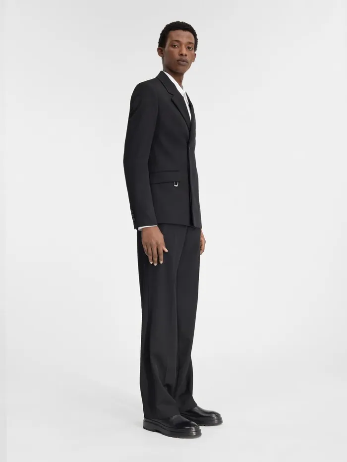 Men Coats and Jackets JACQUEMUS The Melo Jacket Black Men Coats and Jackets JACQUEMUS The Melo Jacket Black