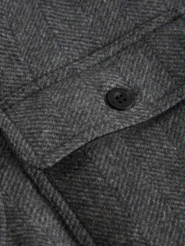 Men Darwen Herringbone Overshirt Grey Multi White Stuff Shirts Men Darwen Herringbone Overshirt Grey Multi White Stuff Shirts