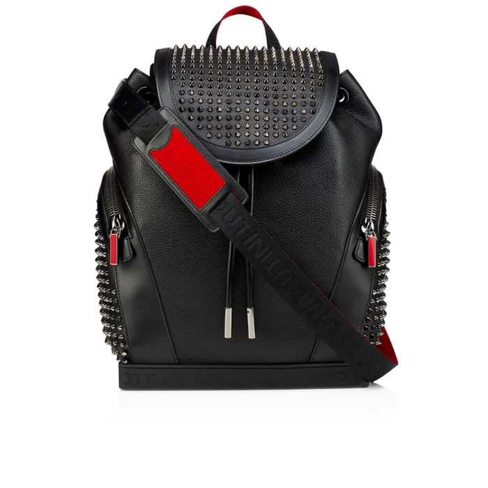 Men Explorafunk Backpack 8211 Grained Calf Leather 8211 Black Christian Louboutin Crossbody Bags Men Explorafunk Backpack 8211 Grained Calf Leather 8211 Black Christian Louboutin Crossbody Bags
