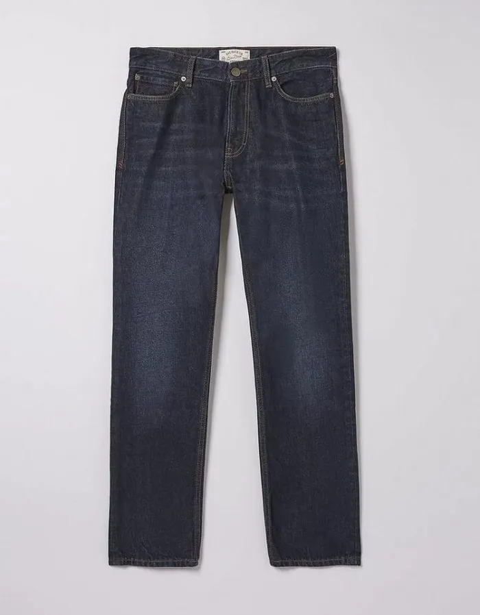 Men FatFace Jeans Straight Dark Vintage Wash Jeans Denim