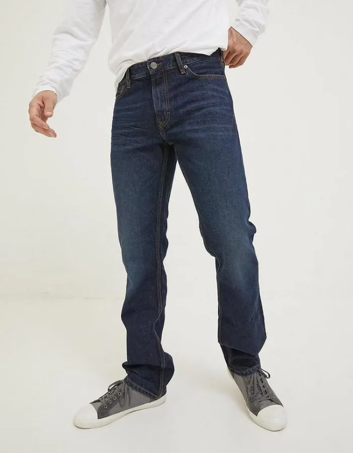 Men FatFace Jeans Straight Dark Vintage Wash Jeans Denim