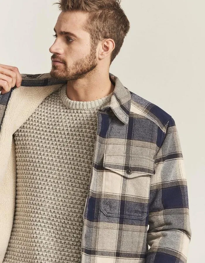 Men FatFace Men039s Sale Medstead Check Jacket Grey