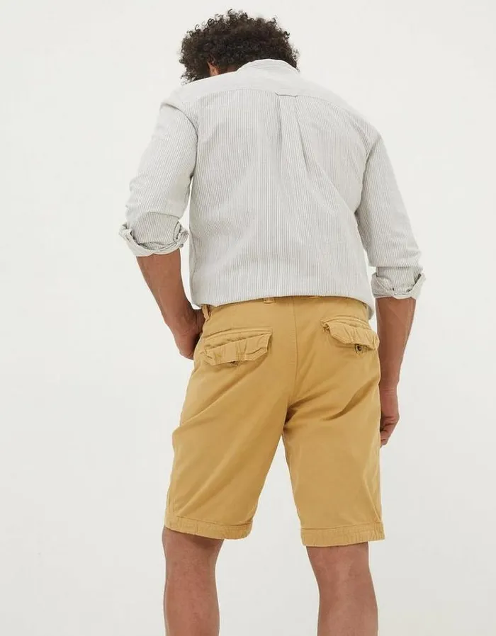 Men FatFace Shorts Cove Chino Shorts Golden Yellow