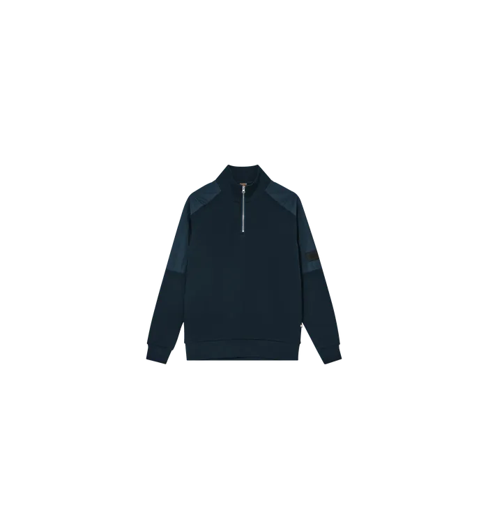 Men MMGJayson Zip Sweat Salute Navy Sweatshirts MOS MOSH
