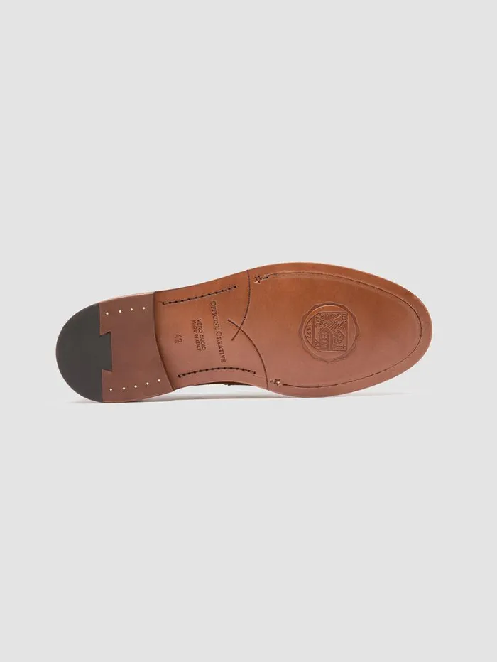 Men Officine Creative Footwear SAX 001 Brown Suede Penny Loafers Men Officine Creative Footwear SAX 001 Brown Suede Penny Loafers