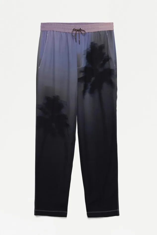 Men Pants and Bottoms Jonathan Simkhai Allister Pants Black Palm Print Pants Men Pants and Bottoms Jonathan Simkhai Allister Pants Black Palm Print Pants