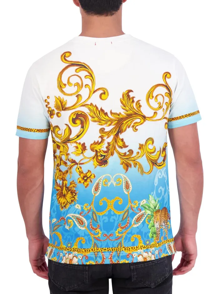 Men Polos and TShirts Robert Graham LIMITED EDITION GOLDEN SCROLLS TSHIRT Multi