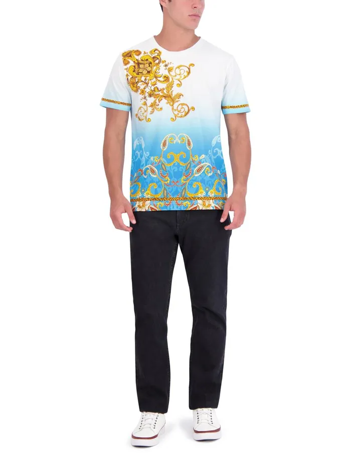 Men Polos and TShirts Robert Graham LIMITED EDITION GOLDEN SCROLLS TSHIRT Multi