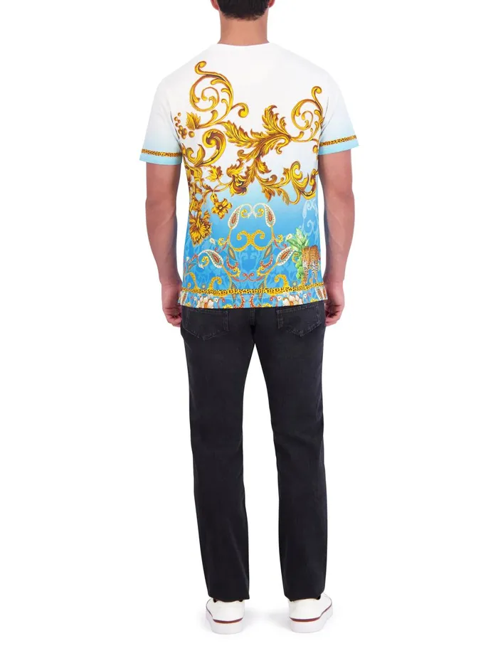 Men Polos and TShirts Robert Graham LIMITED EDITION GOLDEN SCROLLS TSHIRT Multi