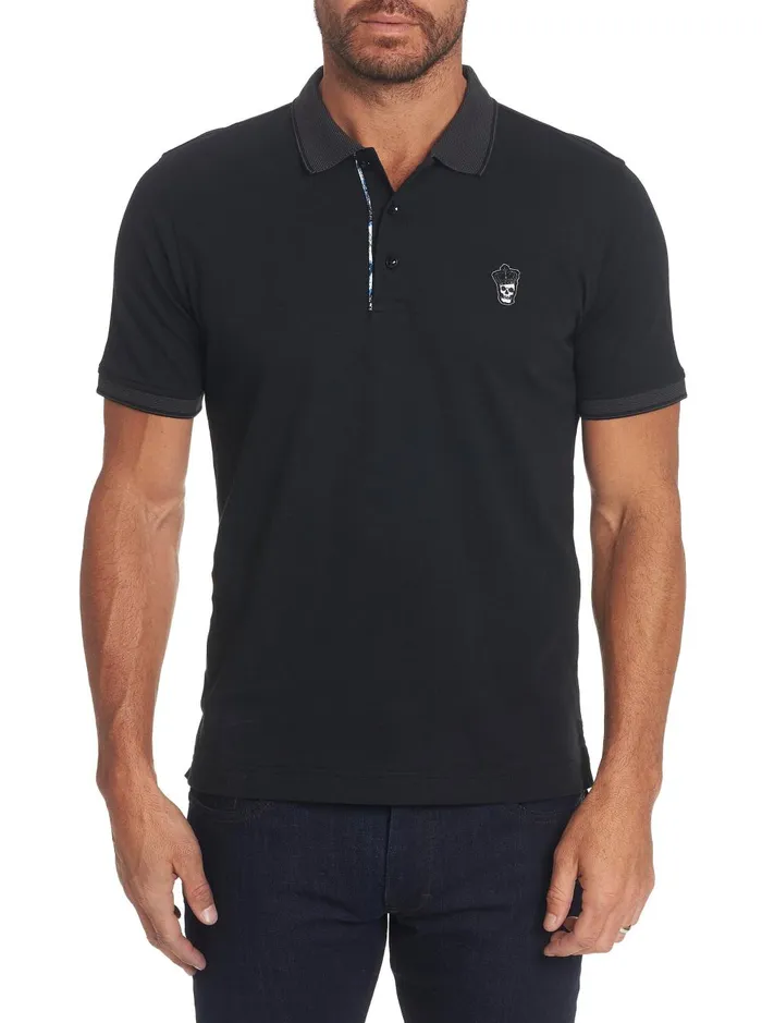 Men Polos and TShirts Robert Graham LUCIFER POLO Navy