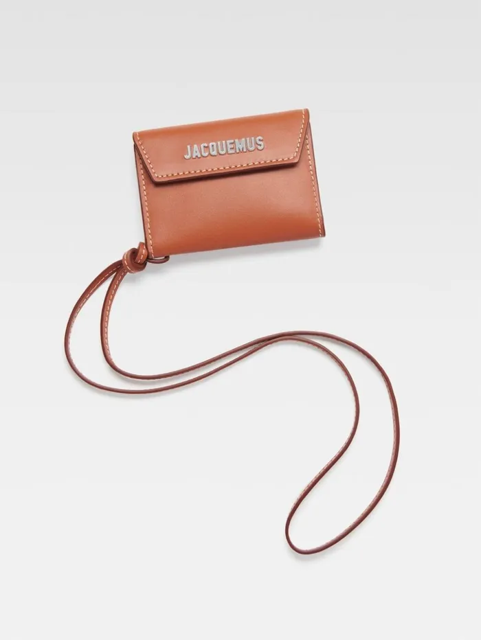 Men Small Leather Goods JACQUEMUS The Jacquemus Wallet Light Brown