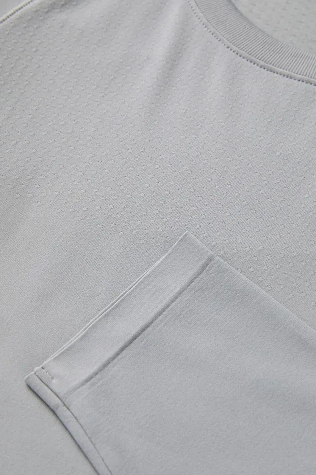 Men Tennis Fila Lucky Ace Seamless Long Sleeve Top 050 Ultimate Gray Men Tennis Fila Lucky Ace Seamless Long Sleeve Top 050 Ultimate Gray