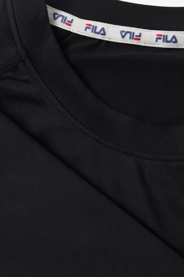 Men Tops and TShirts Fila Short Sleeve Crewneck 001 Black Men Tops and TShirts Fila Short Sleeve Crewneck 001 Black