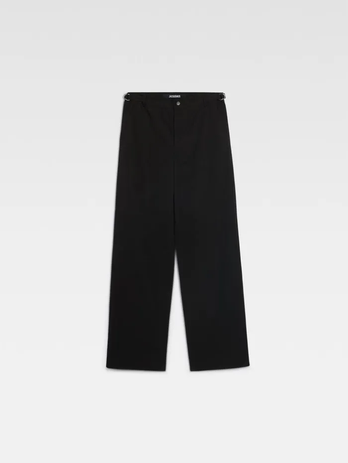 Men Trousers and Shorts JACQUEMUS The Jean Pants Black Men Trousers and Shorts JACQUEMUS The Jean Pants Black