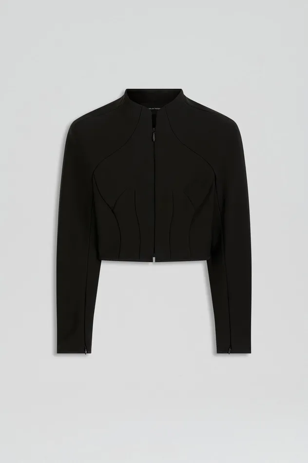 MILANO ZIP JACKET BLACK Women Jackets Scanlan Theodore MILANO ZIP JACKET BLACK Women Jackets Scanlan Theodore