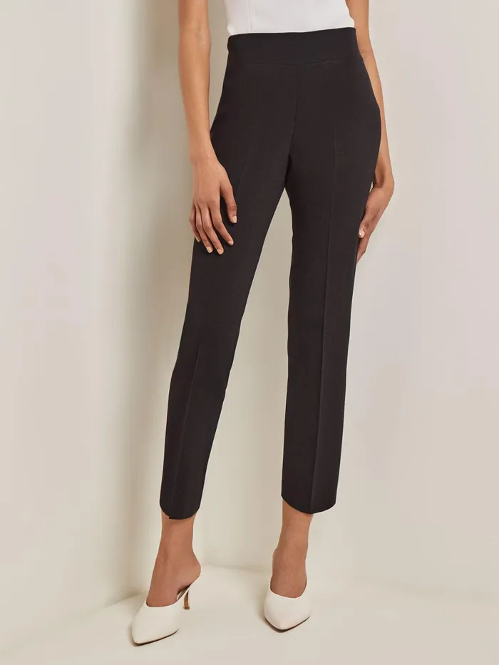 Misook Anklelength Flat Knit Pant Women Pants and Shorts