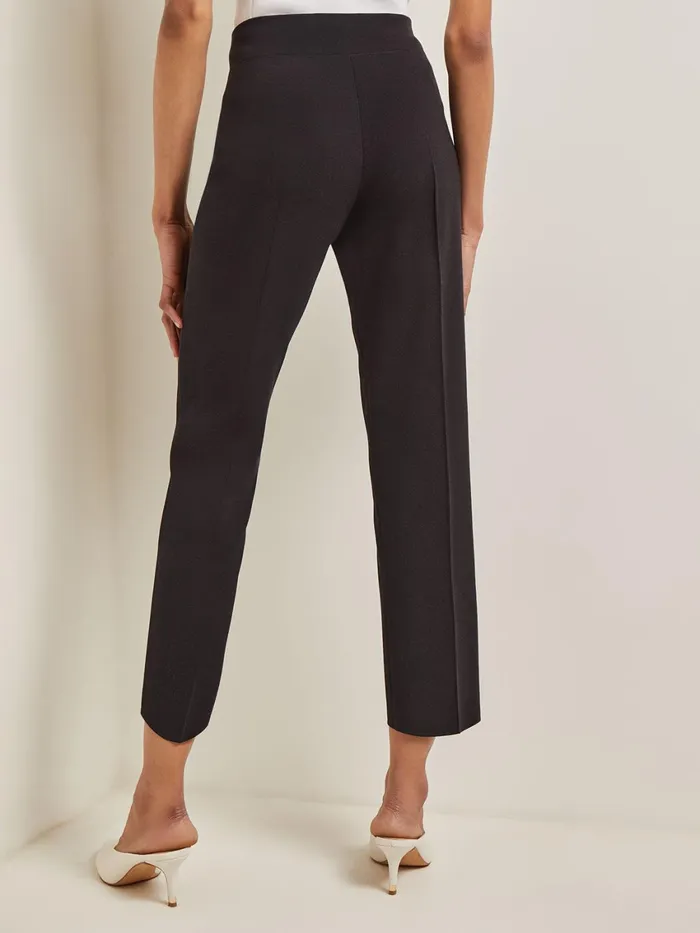Misook Anklelength Flat Knit Pant Women Pants and Shorts