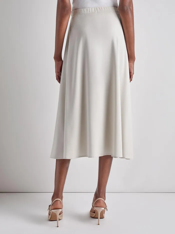 Misook Dart Detail Woven Full Midi Skirt Women Skirts Misook Dart Detail Woven Full Midi Skirt Women Skirts