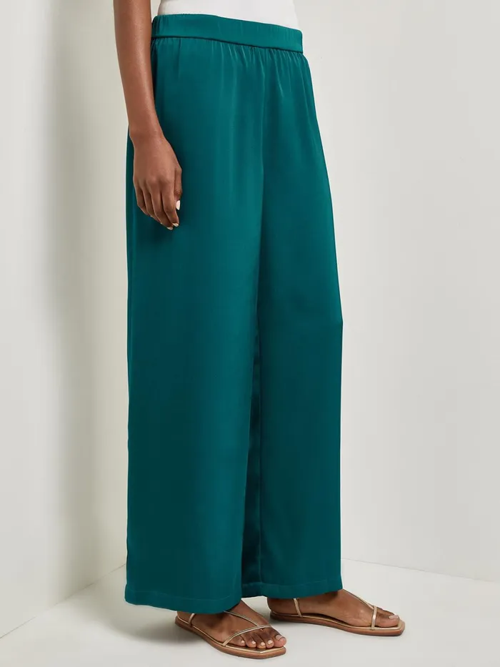 Misook PullOn Woven Wide Leg Pants Women Pants and Shorts Misook PullOn Woven Wide Leg Pants Women Pants and Shorts