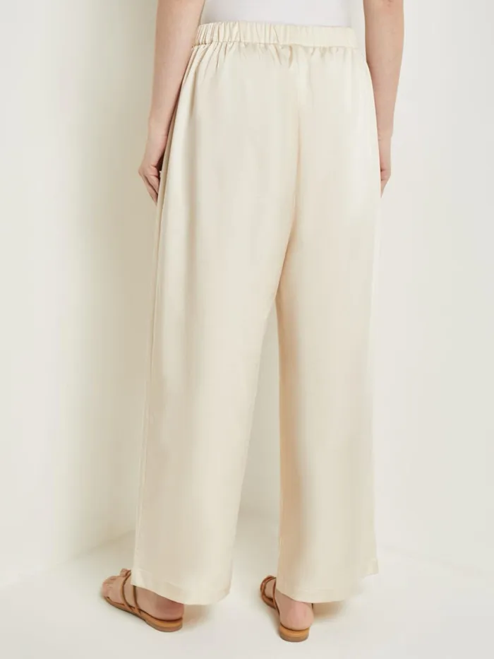 Misook PullOn Woven Wide Leg Pants Women Pants and Shorts Misook PullOn Woven Wide Leg Pants Women Pants and Shorts