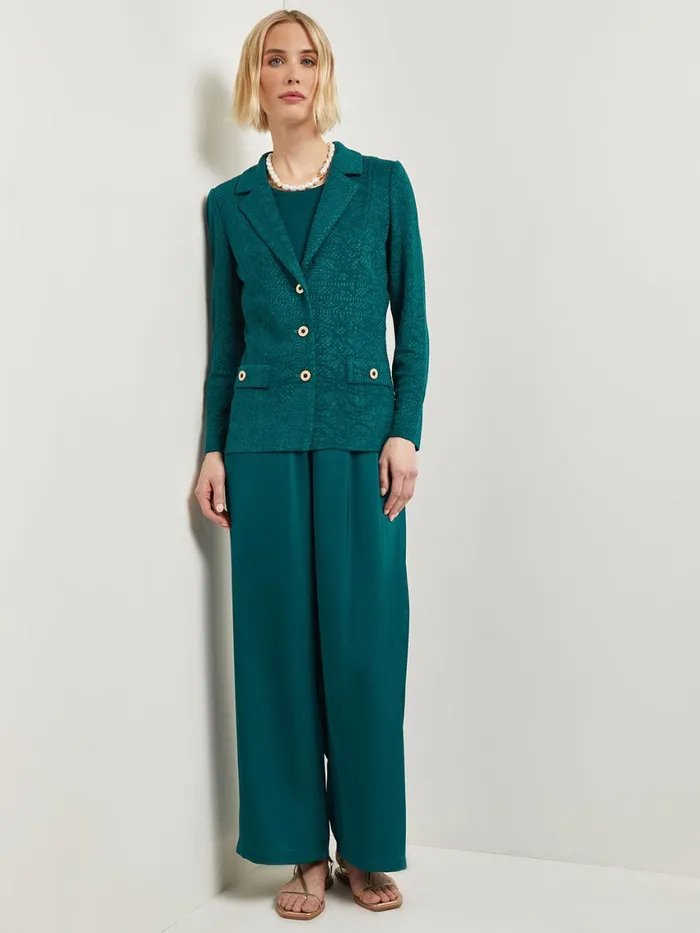 Misook PullOn Woven Wide Leg Pants Women Pants and Shorts Misook PullOn Woven Wide Leg Pants Women Pants and Shorts
