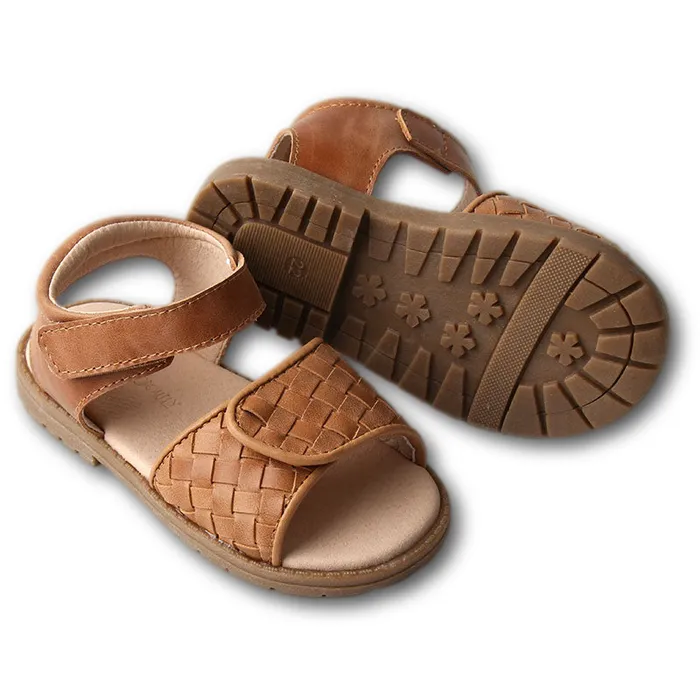 Nisolo Baby Toddler and Kids Shoes Women Woven Hard Sole Sandal Walnut Walnut Nisolo Baby Toddler and Kids Shoes Women Woven Hard Sole Sandal Walnut Walnut