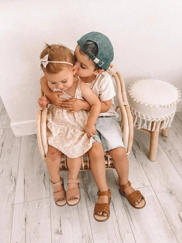 Nisolo Baby Toddler and Kids Shoes Women Woven Hard Sole Sandal Walnut Walnut Nisolo Baby Toddler and Kids Shoes Women Woven Hard Sole Sandal Walnut Walnut