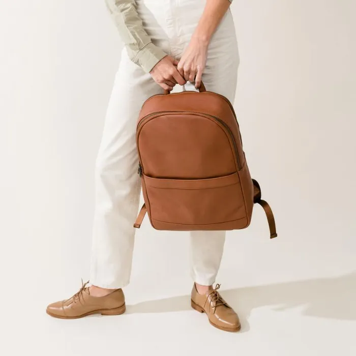 Nisolo Bags and Wallets Women Alex Commuter Backpack Caramel Nisolo Bags and Wallets Women Alex Commuter Backpack Caramel