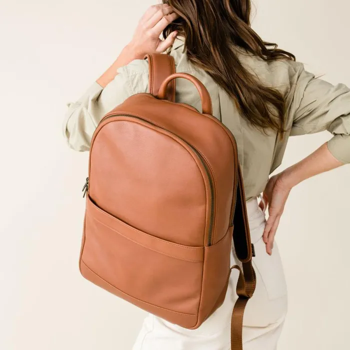 Nisolo Bags and Wallets Women Alex Commuter Backpack Caramel Nisolo Bags and Wallets Women Alex Commuter Backpack Caramel