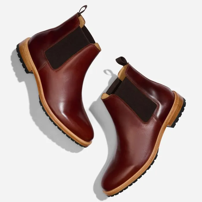 Nisolo Boots Men Marco Everyday Chelsea Boot Mahogany Nisolo Boots Men Marco Everyday Chelsea Boot Mahogany